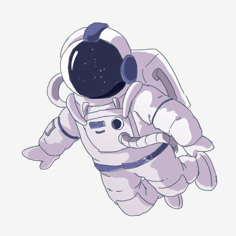 Astronaught Illustration, Astrounut Drawing, Astraunaut Illustration, Cartoon Astronaut Drawings, Spacesuit Illustration, Spacesuit Drawing, Astronaut Suit Drawing, Astronaut Reference, Cute Astronaut Drawing