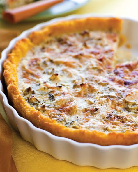 Foodwanderings: Artichoke-Rosemary Tart with Polenta Crust & Ancient Grains for Modern Meals Cookbook Giveaway Polenta Crust, Mindful Meals, Savory Tart, Wine Club, Ancient Grains, Pan Meals, Grain Foods, Quiche Recipes, Tart Recipes