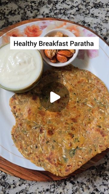 Kanak Gurnani on Instagram: "Healthy Breakfast Recipe   Ingredients  Whole Wheat Flour 1.5 Cups Sattu 1/2 Cup Grated Gobi 1.5 Cups Green Chilli 2 Kasuri Methi 1tbsp Salt to taste  Haldi 1/2 tsp Red Chilli 1tsp Dahi 1tbsp Ghee 1tbsp Fresh Coriander Leaves 2tbsp Steps ➡️ Take a mixing bowl. Add whole wheat flour , sattu, gobi, chilli , spices and all the ingredients mentioned in the list. ➡️ Use water as required to make semi soft dough. Cover & rest the dough for 10 mins. ➡️ Make small parathas as shown in the video. Cook both sides until crisp & golden brown.  ➡️ Serve with curd and soaked nuts.  Love ❤️ #kanak_gurnani   #parathalovers #gobiparatha #paratha #breakfastideas #healthyrecipes #indianfood #parathas #lunchideas #dinnerideas #tasty #vegetarianrecipes #vegetarian #delhifood #aloop Gobi Chilli, Chilli Spices, Gobi Paratha Recipes, Gobi Paratha, Kasuri Methi, Healthy Breakfast Recipe, Paratha Recipes, Green Chilli, Coriander Leaves