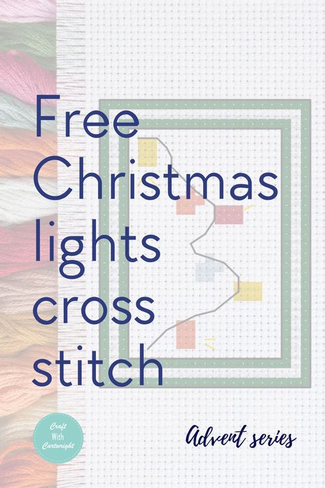 Grab your free copy of the cute Christmas lights cross stitch pattern. Part of the advent calendar series. Download the printable pdf chart. Christmas Lights Cross Stitch, Christmas Cross Stitch Patterns Free Charts, Christmas Cross Stitch Patterns Free, Snowflake Cross Stitch, Christmas Cross Stitch Patterns, Cross Christmas Tree, Cross Stitch Free, Christmas Embroidery Patterns, Free Chart