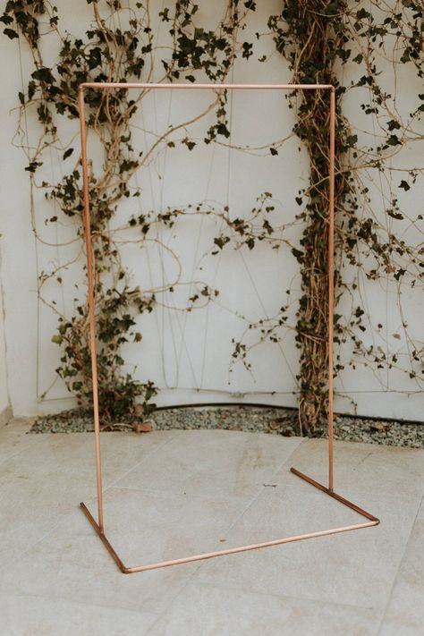 Copper Sign Stand, Sams Wedding Flowers, Seating Chart Stand, Arch Seating Chart, Welcome Stand, Wedding Sign Stand, Arch Greenery, Wedding Arch Greenery, Copper Wedding Arch