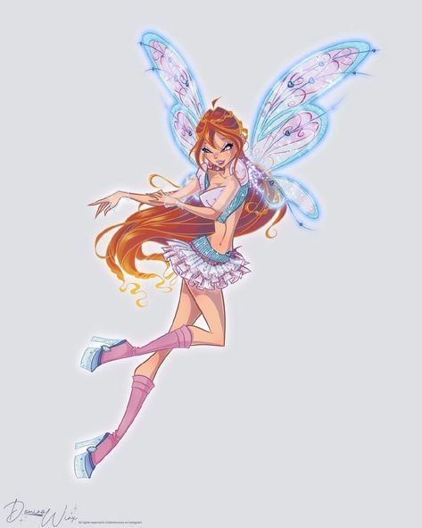 Winx Specialists Oc, Tired Of Pretending, Club Tattoo, Klub Winx, Disney Princess Artwork, Harley Quinn Artwork, Bloom Winx Club, Fairy Artwork, Fairy Tattoo