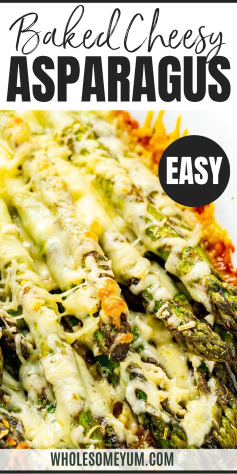 Cheesy Parmesan Asparagus Garlic Parmesan Asparagus Baked, Parmesan Crusted Asparagus Baked, Baked Cheesy Asparagus, Parmesan Asparagus Recipes, Baked Asparagus With Parmesan Cheese, Asparagus Recipes Easy, Asparagus Recipes Baked Parmesan, Easy Baked Asparagus, Roasted Asparagus Parmesan