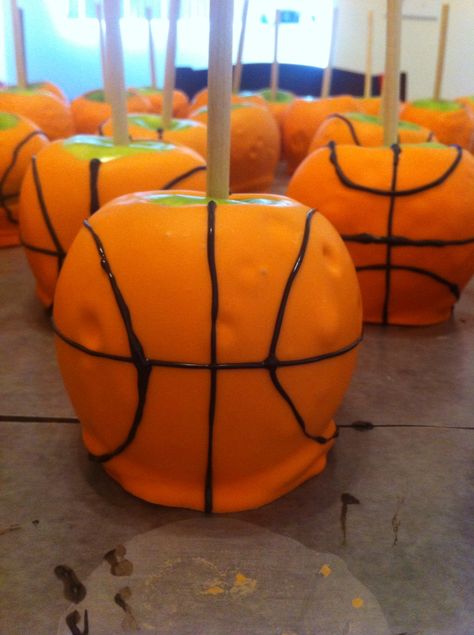 Basketball themed Caramel Apples by Sugar Addict Basketball Candy Apples, Sugar Addict, Sales Ideas, Gourmet Apples, Basketball Birthday Parties, Basketball Cake, Chocolate Dipped Pretzels, Chocolate Dipped Oreos, Dipped Oreos