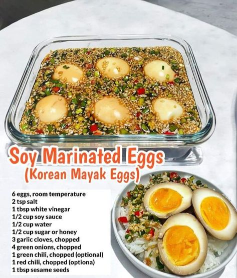 Egg Marinade Recipe, Marinated Eggs Recipe, Korean Eggs, Korean Marinated Eggs, Mayak Eggs, Marinated Eggs, Sesame Seeds Recipes, Soy Eggs, Asian Recipe