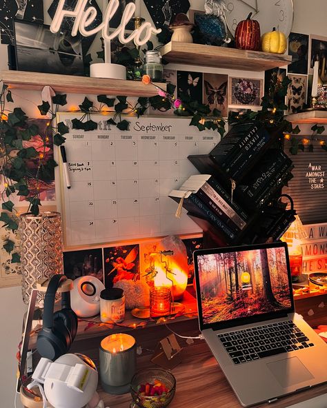 Okay, but the office vibes are vibing 🍂✨ #homeoffice #author #aesthetic #fallvibes #cosyvibes #bookish #bookstagram Author Aesthetic, Office Vibes, Fall Vibes, The Office, Quick Saves