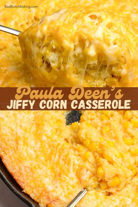 Corn Casserole Paula Deen, Sweet Corn Casserole, Corn Recipes Side Dishes, Paula Dean, Corn Casserole Recipe, Corn Dishes, Paula Deen Recipes, Cornbread Casserole, Baked Corn