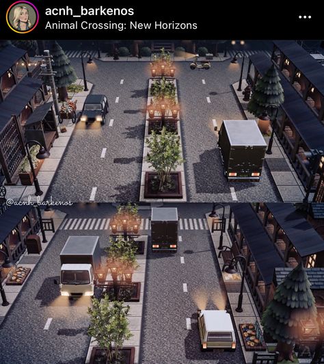 Horizon City, Urban Island, New York Theme, Outdoor Restaurant Design, Forest Cottage, Animal Crossing 3ds, City Island, Animal Crossing Guide, Animal Crossing Wild World