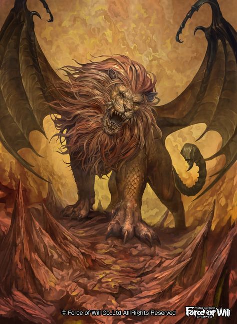 Manticore by douzen on DeviantArt Italian Mythology, Art Steampunk, Spirit Art, Beast Creature, Legends And Myths, Animal Spirit, Fantasy Beasts, Mythical Beast, Legendary Creature