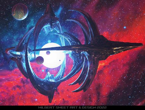 Round Spaceship, Spaceship Star Wars, Dnd Space, Retro Sci Fi Art, Planet Ideas, Dyson Sphere, Scifi Ship, Space Tree, Scifi Ships