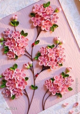 ribbon flower Pista Shell Crafts, Dekoratívne Vence, Paper Quilling Flowers, Quilling Work, Desain Quilling, Paper Quilling Patterns, Quilled Paper Art, Quilled Creations, Quilling Tutorial