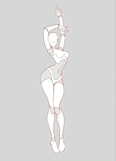 Art Pose References Female, Character Design Body Poses, Sketch Pose Reference Female, Female Ych Poses, Woman Stretching Reference, Pinup Reference Pose, Animatronic Poses, Female Drawing Poses Standing, Female Pose Reference Drawing Cute