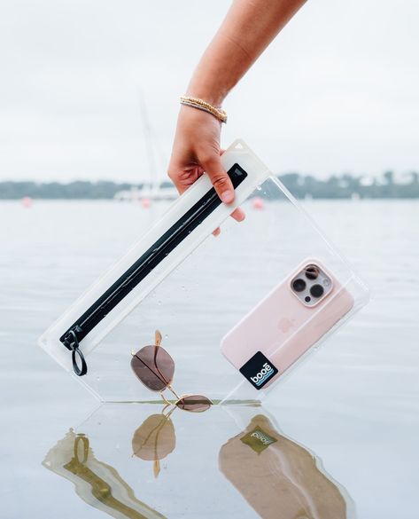 Lake day essentials: sunnies, phone, and our waterproof pouch. 😎⁠ ⁠ #booe #booebags #waterproofbags #travelgear Lake Day Essentials, Lake Day, Waterproof Pouch, Waterproof Backpack, Waterproof Bags, Large Backpack, Boat Trips, Free Travel, Travel Pouch