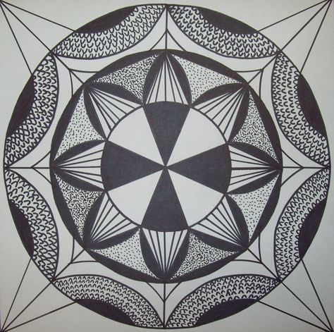 my artful nest: I heart radial symmetry! Radial Balance Art Design, Symmetrical Art Drawing, Symmetrical Design Drawing, Symmetry Drawings, Radial Design Art, Art Middle School, Radial Balance, Symmetrical Art, Mind Map Art