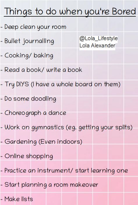 This is just a list of things you can do whenever you are bored. Xx Follow @Lola_Lifestyle for more. #bored #thingstodo #thingstodowhenyourebored #boredom #list #aesthetic #indoors #collab Clean Your Room, Deep Cleaning, You Can Do, Writing A Book, Books To Read, Things To Do, Writing, Reading