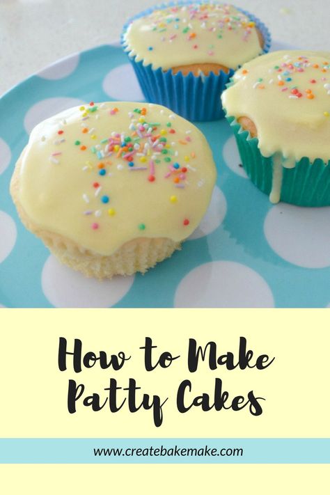 How to make Patty Cakes, a simple patty cake recipe Patty Cake, Patty Cakes, Patty Cakes Recipe, Cupcake Toppings, Vanilla Cupcake Recipe, Cake Pop Recipe, Butterfly Cakes, Kids Party Food, Delicious Cake Recipes