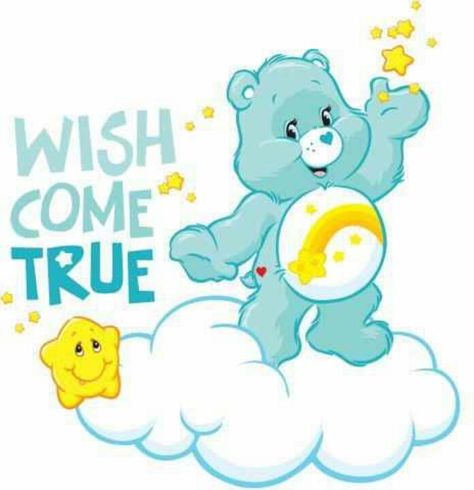 Wish Bear: "Wish Come True!" Care Bears Wish Bear, Care Bears Vintage, Care Bear Party, Care Bear Birthday, Care Bears Cousins, Photo Care, Bear Photos, Bear Theme, Bear Party