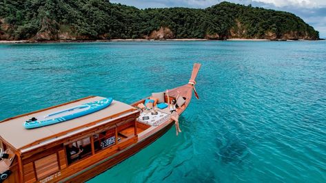 🏝️Rent Private Longtail Boat in Phuket 🏝️ Luxury Longtailboat Starting Price 11,500.- THB 📢 Spend the day on your own exclusive classic luxury longtail boat to avoid the crowds! Our individualized private tours are the best method to fully see Phuket’s surrounding areas’ beauty and charm. private Longtail boat rental, guided by a knowledgeable local captain who knows the best areas to take you. 𝐂𝐨𝐧𝐭𝐚𝐜𝐭 𝐮𝐬 ☎ 𝐖𝐡𝐚𝐭𝐬𝐚𝐩𝐩 : +𝟔𝟔 𝟗𝟓 𝟎𝟑𝟖 𝟓𝟓𝟑𝟓 🌐 www.phuketdreamcompany.asia #RentPrivateLongtailBoat... Longtail Boat, Travel Booking, Phi Phi Island, Phuket Thailand, Boat Rental, Dream On, Long Tail, Beach Resort, Beach Resorts