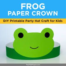 Frog Headband Teaching Resources | Teachers Pay Teachers Crown Activity, Party Hat Craft, Fun Easy Projects, Frog Headband, Frog Printable, Cute Green Frog, Toad Costume, Frog Costume, Frog Crafts