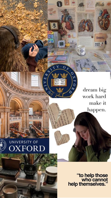 Oxford Medical School, Boys Mood Board, Desktop Wallpaper Motivational, School Lifestyle, Oxford College, Dream Big Work Hard, Chaotic Academia, Dream College, Dream School