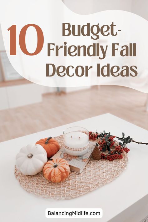 Discover how to embrace autumn with style on a budget! Explore my top 10 favorite fall décor finds that add a touch of seasonal charm without overspending. Perfect for creating a cozy, festive atmosphere in your home. How To Decorate For Fall, Fall Decor On A Budget, Style On A Budget, Decorate For Fall, Fake Pumpkins, Home On A Budget, Fun Fall Activities, Foam Pumpkins, Fall Decor Ideas