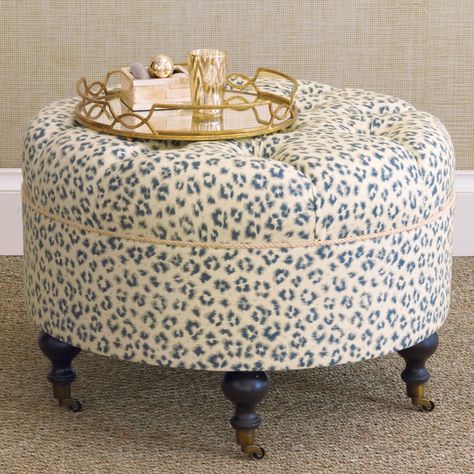 Emory Cocktail Ottoman French Country Aesthetic, Ottoman Wood, Luxury Bedding Collections, Eastern Accents, Tufted Ottoman, Cube Ottoman, Cocktail Ottoman, Round Ottoman, Bed Linens Luxury