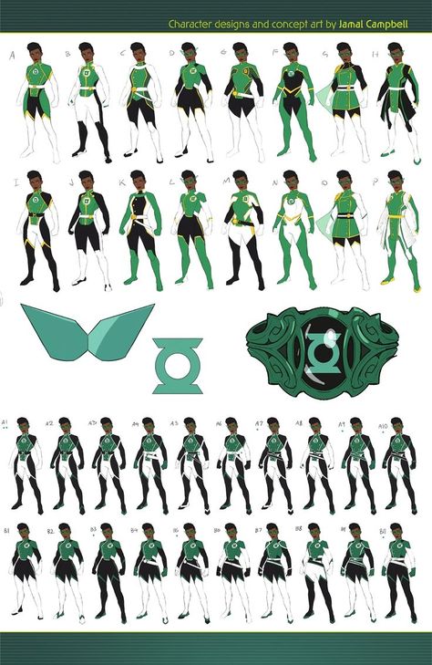 Superhero Costume Design Concept Art, Green Lantern Oc, Green Lantern Redesign, Jo Mullein, Superhero Redesign, Green Lantern Characters, Hero Villain, Lantern Corps, Green Lantern Corps