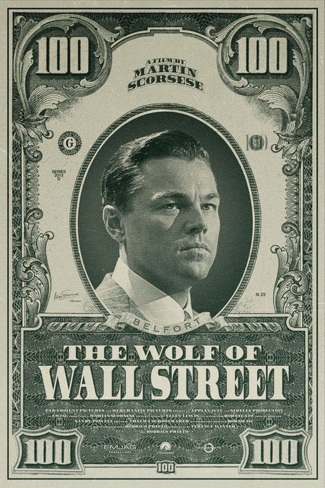 Wolf Street, Music Room Art, Money Poster, The Wolf Of Wall Street, Film Posters Art, Dorm Wall Art, Sports Design Inspiration, Film Poster Design, Wolf Of Wall Street