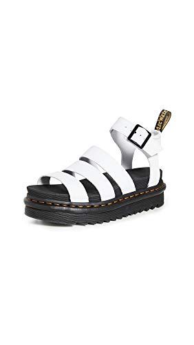 Blaire Sandal, Gray One Piece, Doc Marten Sandals, Dr Martens Blaire, Martens Sandals, Sandals Trends, Cowhide Cushions, Dressy Clothes, Dr Martens Womens