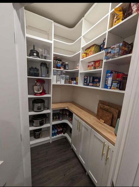 Pantry Cleaning Closet Combo, Laundry Room And Pantry Combo, Pantry And Laundry Room Combo, Butler Pantry Decor, Pantry Laundry Room Combo, Laundry Room Combo, Island Makeover, Baking Design, Laundry Pantry