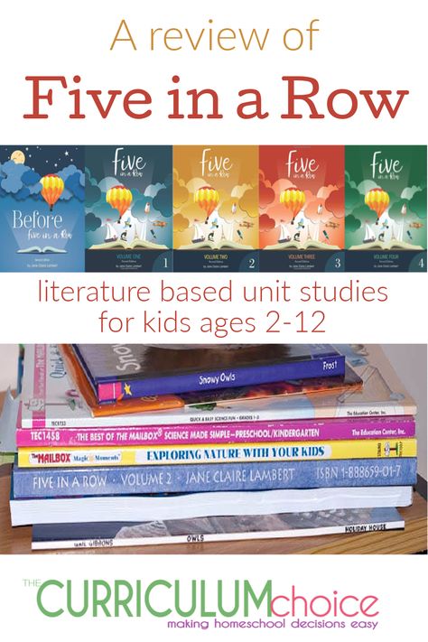 Five In A Row Curriculum, 5 In A Row Curriculum, Five In A Row Volume 1, Literature Based Curriculum, Nature Games, Homeschool Books, Five In A Row, Review Board, Unit Studies