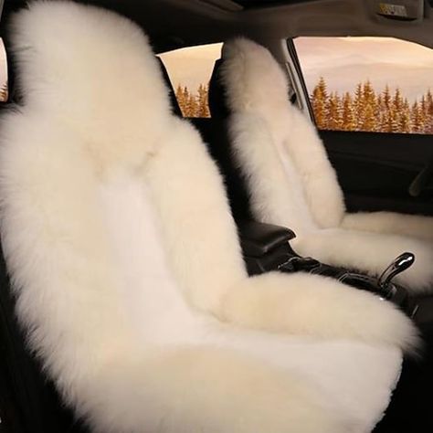 Sheepskin Car Seat Covers, Car Items, Door Protection, Customization Ideas, Stylish Car, Cars Interior, Winter Car, Car Seat Organizer, Chair Cushion Covers