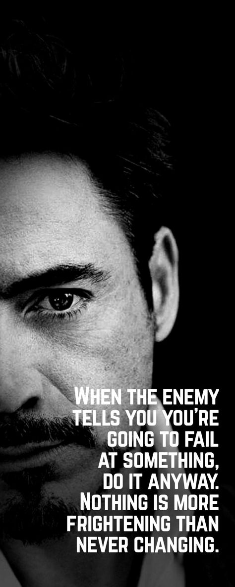 Tony Stark quotes.iron man quotes. Quotes about life. Life quotes. Quotes about enemy. Joker quotes. Awesome quotes. Quotes of the day. Sarcastic quotes. Motivational quotes. Iron Man Motivational Quotes, Iron Man Motivation, Tony Stark Quotes Wallpaper, Tony Stark Quotes Inspirational, Iron Man Quotes Inspirational, Marvel Motivational Quotes, New Man Quotes, Marvel Quotes Inspirational, Quotes About Enemies