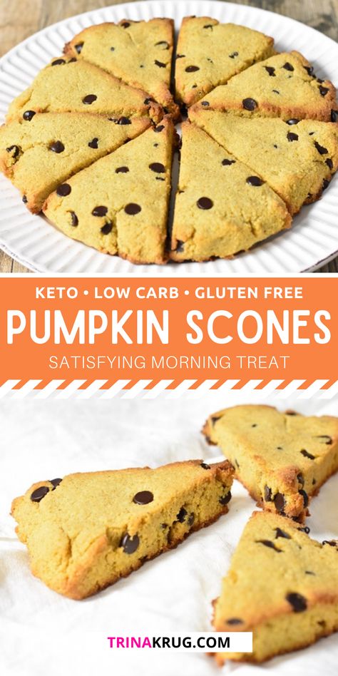 Keto Pumpkin Scones, Almond Flour Pumpkin Scones, Keto Scones, Low Carb Pumpkin Scones, Best Keto Pumpkin Muffins, Keto Pumpkin Scones Recipe, Keto Breakfast Recipes, Keto Breakfast Ideas, Keto Pumpkin Muffins Almond Flour