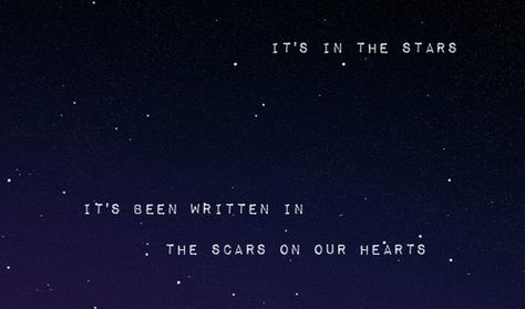 it's in the stars it's been written in the scars on our hearts Learning To Love Again, Star Quotes, Written In The Stars, In The Stars, Sing To Me, Totally Me, I Love Music, Love Again, Learn To Love