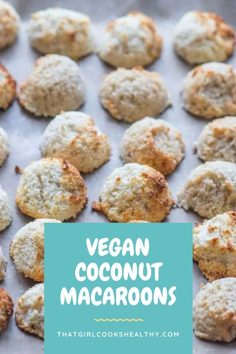 Besitos de coco – These quick and easy Puerto Rican style coconut macaroons are made with 5 ingredients and vegan friendly #vegan #coconut #macaroons #5ingredients #baking Gluten Free Macaroons, Coconut Kisses, Easy Coconut Macaroons, Puerto Rican Style, Coconut Macaroons Easy, Vegan Christmas Recipes, Vegan Coconut, Vegan Sweet Potato, Coconut Macaroons