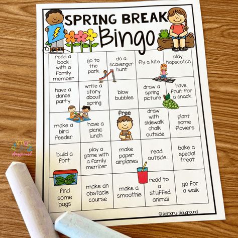 Free Printable Solar System Hat - Primary Playground Spring Break School Activities, Spring Break Preschool Activities, Back From Spring Break Activities, Spring Break Activities For Preschoolers, Rainbow In A Jar, Esl Materials, Bingo Books, Bingo For Kids, Bubble Pictures