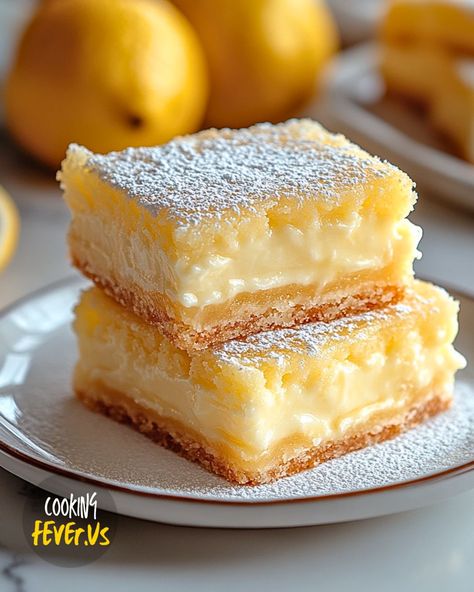 You searched for vanilla custard cream squares - Cooking Fever Custard Cream Squares, Vanilla Custard Squares, Vanilla Custard Cream Squares, Lemon Curd Dessert Puff Pastries, Vanilla Custard Slice, Custard Cake Filling, Vanilla Magic Custard Cake, Vanilla Custard Cake, Bacon Cheeseburger Meatloaf