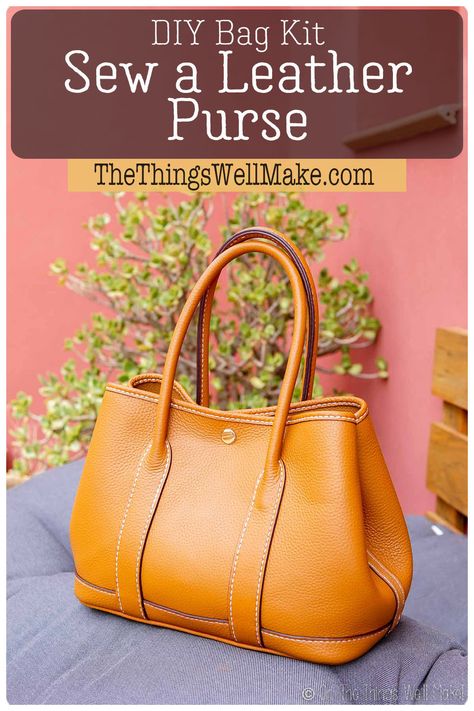 Simple Leather Bags At Affordable Prices, How To Sew A Leather Purse, Diy Leather Handbag, Vintage Bags With Leather Lining For Fall, Diy Leather Purse Pattern, Yellow Bags With Leather Lining For Everyday Use, Vintage Bridle Leather Bag For Everyday Use, Diy Purse Makeover, Coach Vintage Handbags