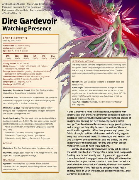 Pokemon Dnd, Pokemon Dungeon, Pokemon Alpha, Pokemon Realistic, Dnd Stats, Pokemon Rpg, Dnd Classes, Pokemon Breeds, Dungeons And Dragons 5e