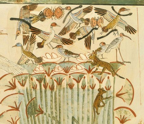 Animals In Ancient Egypt, Egyptian Animals Ancient Egypt, Ancient Egyptian Culture, Animal Goddess, Ancient Egyptian Painting, Ancient Egypt Cat, Ancient Egypt Design, Ancient Egypt Animals, Egypt Animals