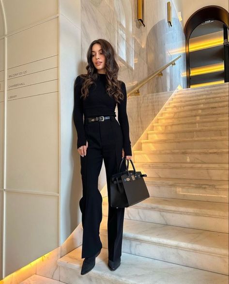 Wardrobe Tips, Outfits Chic, Classy Work Outfits, Old Money Style, Nice Style, Looks Black, Stylish Work Outfits, All Black Outfit, Work Outfits Women