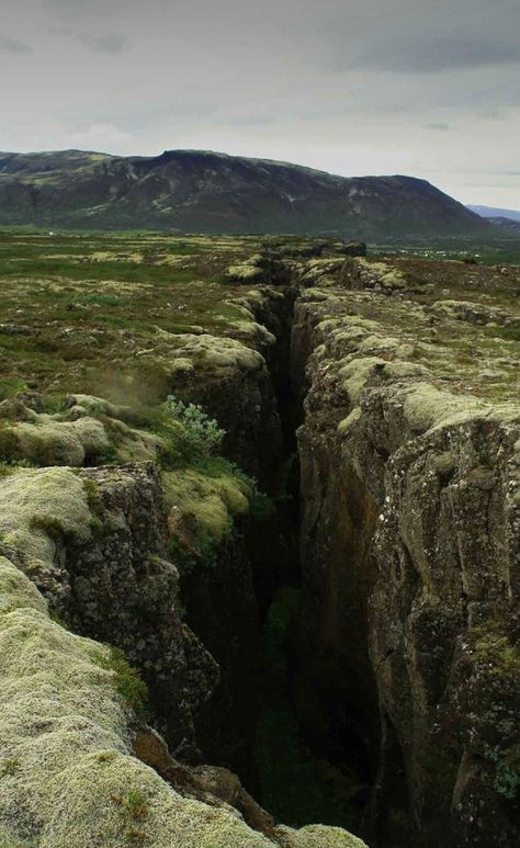 Thingvellir National Park ~ meeting of two tectonic plates Iceland Tectonic Plates, Þingvellir National Park, Thingvellir National Park Iceland, Adjective Project, Tectonic Plates, Travel Iceland, Thingvellir National Park, Magic System, Plate Tectonics