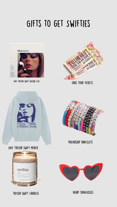 Thing to buy for a swift or #taylor swift #gifts Taylor Swift Gifts, Taylor Swift, Swift, Gifts