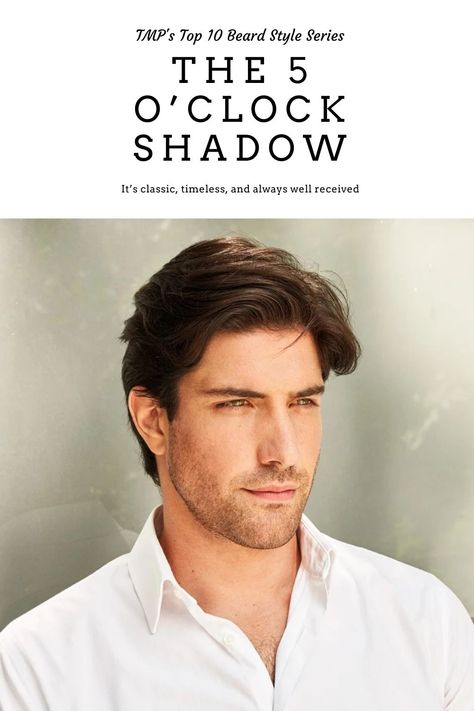 The 5 o’clock shadow, or stubble beard, is as short of a beard as you can get. It’s classic, timeless, and always well received. David Beckham, Adam Levine, Zac Effron, and many more have made the designer stubble a staple of men’s grooming, and we don’t predict it going away anytime soon. Designer Stubble, Stubble Beard, Manly Things, 5 O Clock, Men's Hairstyles, Adam Levine, 3 O Clock, David Beckham, Beard Styles