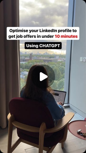 Roxanne & Joana | TechTalk UK on Instagram: "LinkedIn is the #1 tool to get jobs right now - but a lot of people still use it in the wrong way. 

Here is how you can build a better profile to attract more job offers and get recruiters reaching out to you ‼️ Just use these prompts on CHATGPT:

1️⃣ LinkedIn headlines: “I’m currently applying for [POSITION]. I’ll paste below the key skills I need in order to land that position alongside my CV. Based on both my CV, my qualifications and the relevant skills/keywords, right a compelling LinkedIn headline for me. (Paste your CV and the most relevant skills for the position).”

2️⃣ About section: “Based on my CV, help me write my LinkedIn summary. Keep it 3 paragraphs maximum and highlight my key achievements, the main skills I have that will help Cv Help, Linkedin Headline, Linkedin Summary, My Cv, Job Offers, Best Profile, Job Offer, Linkedin Profile, A Lot Of People