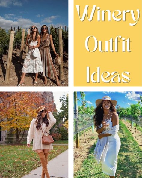 35 Winery Outfit Ideas For Your Vineyard Trips - ljanestyle Outfits For Winery Summer, Napa Wine Tasting Outfit Spring, What To Wear To A Winery In The Spring, Wine Tour Outfit Spring, Outfit For Winery Wine Tasting, Spring Winery Outfit Wine Tasting, Dress For Winery, Wine Vineyard Outfit Summer, Summer Vineyard Outfit