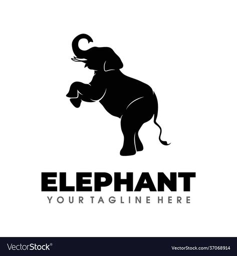 Elephant Logo Design, Elephant Logo, Signature Ideas, Logo Design Template, Design Vector, Design Template, Png Images, Adobe Illustrator, Vector Free