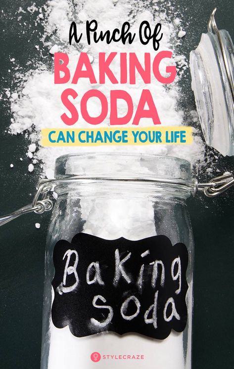 A Pinch Of Baking Soda Can Change Your Life! Drinking Baking Soda, Diy Shampoo Recipe, Baking Soda For Hair, Cleaning Your Colon, Baking Soda Benefits, Baking Soda Water, Soda Drink, Kitchen Item, Morning Drinks