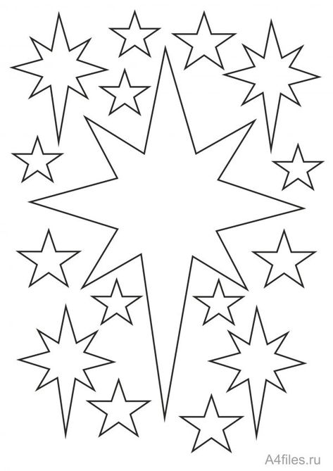 Merry Christmas Coloring Pages, Dot Painting Tools, Christmas Ornament Template, Outdoor Nativity Scene, Outdoor Nativity, Ornament Template, Star Template, Bible Crafts For Kids, Star Stencil